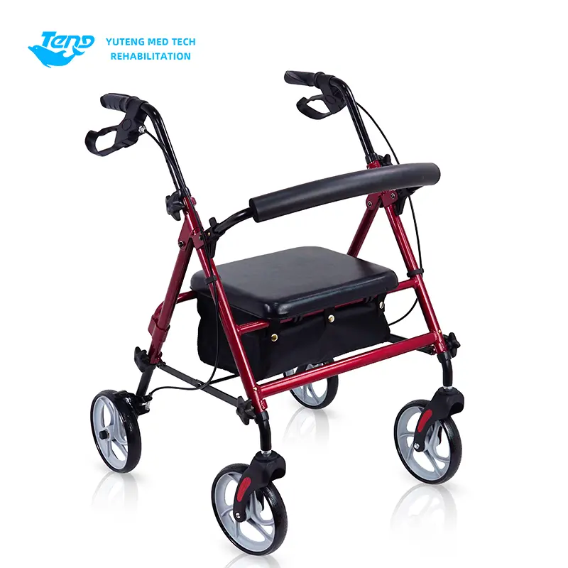 Rollator Walker พร้อมที่นั่งและตะกร้า